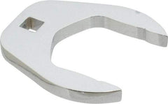 Proto - 1-13/16" 3/8" Drive Chrome Open End Crowfoot Wrench - 2.9" Head Diam x 0.38" Head Thickness - Industrial Tool & Supply