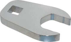 Proto - 1" 1/2" Drive Full Polish Chrome Open End Crowfoot Wrench - 1-15/16" Head Diam x 3/8" Head Thickness, 1-31/32" OAL - Industrial Tool & Supply