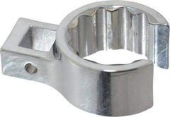 Proto - 1-3/16" 12 Point 1/2" Drive Full Polish Chrome Flare Nut Crowfoot Wrench - 1-11/16" Head Diam x 7/8" Head Thickness, 2.38" OAL - Industrial Tool & Supply