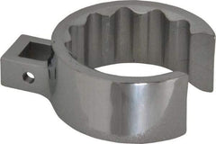 Proto - 1-7/8" 12 Point 1/2" Drive Full Polish Chrome Flare Nut Crowfoot Wrench - 2-9/16" Head Diam x 1-1/16" Head Thickness, 3-1/4" OAL - Industrial Tool & Supply