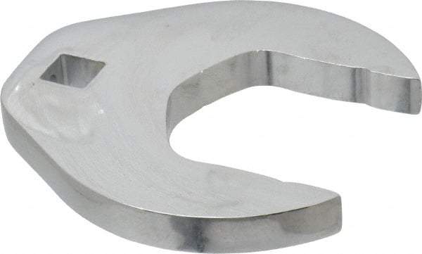 Proto - 2" 1/2" Drive Full Polish Chrome Open End Crowfoot Wrench - 3-29/32" Head Diam x 1/2" Head Thickness, 3-63/64" OAL - Industrial Tool & Supply