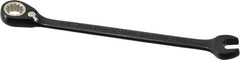 Proto - 5/16" 12 Point Combination Wrench - 15° Head Angle, 5-1/2" OAL, Steel, Black Chrome Finish - Industrial Tool & Supply