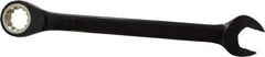 Proto - 5/8" 12 Point Combination Wrench - 15° Head Angle, 8-3/16" OAL, Steel, Black Chrome Finish - Industrial Tool & Supply
