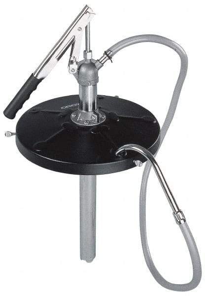 PRO-LUBE - Oil Lubrication 0.47 Strokes/oz Flow Aluminum Lever Hand Pump - For 120 Lb & 16 Gal Container, Use with Heavy Oil & Transmission Differentials, Do Not Use with Corrosive Media & Water-Based Media - Industrial Tool & Supply