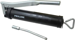 PRO-LUBE - 6,000 Max psi, Lever Grease Gun - 14 oz Capacity, 1/8 Thread Outlet - Industrial Tool & Supply