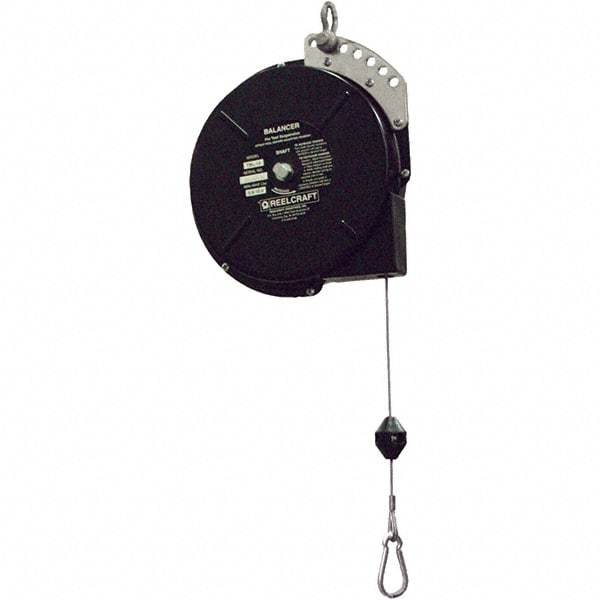 Reelcraft - 15 Lb Load Capacity, 8' Travel Distance, Tool Balancer - Steel Cable, Steel Housing, Tension Adjustment, Locking Mechanism - Industrial Tool & Supply