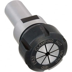 Techniks - 1/16" x 3/4" Straight Shank ER ER32 Collet Chuck - Industrial Tool & Supply