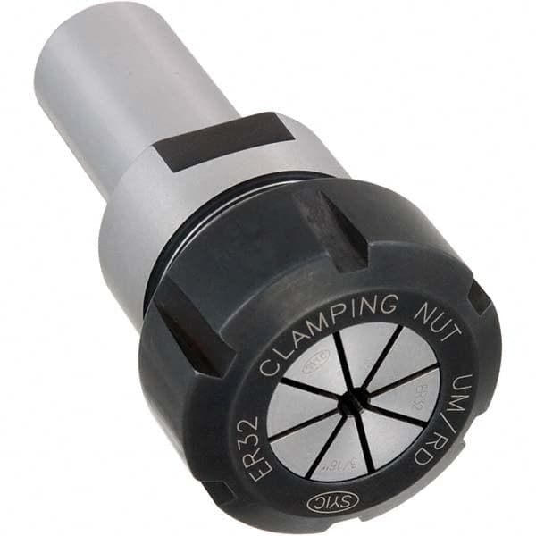 Techniks - 1/16" x 13/32" Straight Shank ER ER16 Collet Chuck - Industrial Tool & Supply