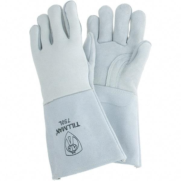 TILLMAN - Welder's & Heat Protective Gloves - MP (L) TOP GRAIN ELSKIN WELDER GLOVES JT - Industrial Tool & Supply