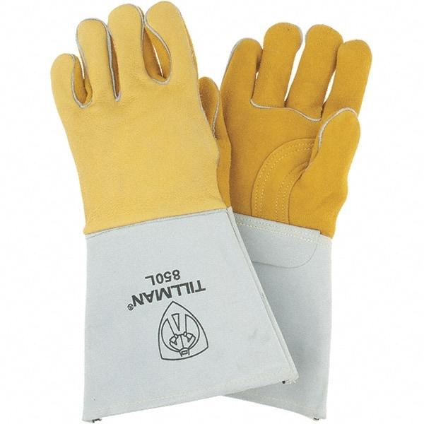 TILLMAN - Welder's & Heat Protective Gloves - MP 14" LRG ELK WELDI NG GLOVES TILLMAN - Industrial Tool & Supply
