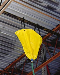 UltraTech - 18" Diam, Square Pipe Leak Diverter - 1.5' Long x 1.5' Wide x 10 mil Thick, Yellow - Industrial Tool & Supply