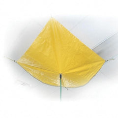 UltraTech - 20" Diam, Square Roof Leak Diverter - 5' Long x 5' Wide x 10 mil Thick, Yellow - Industrial Tool & Supply