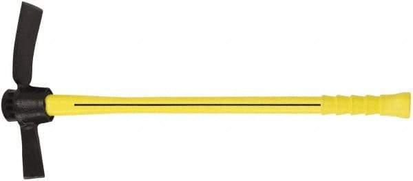 NUPLA - 5 Lb Head Cutter Mattock - 36" OAL, Fiberglass - Industrial Tool & Supply