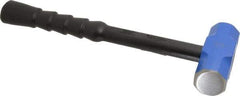 NUPLA - 3 Lb Head, 14" Long Soft Steel Safety Sledge Hammer - Steel Head, 1-1/2" Face Diam, 4-3/4" Long Head, Fiberglass Handle - Industrial Tool & Supply