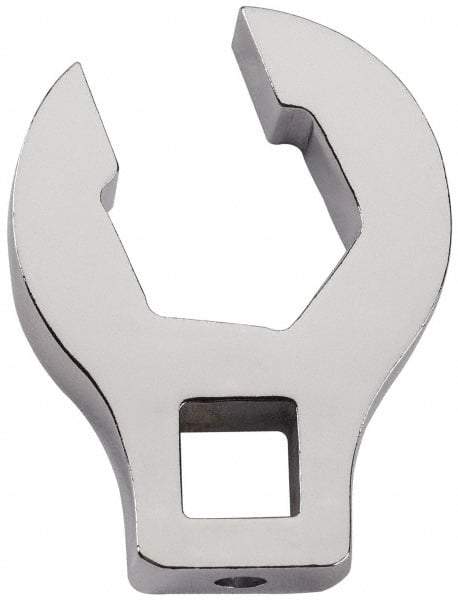 Proto - 7/16" 6 Point 3/8" Drive Chrome Flare Nut Crowfoot Wrench - 29/32" Head Diam x 1/4" Head Thickness, 1-1/2" OAL - Industrial Tool & Supply