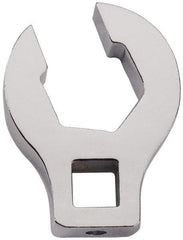 Proto - 7/16" 6 Point 3/8" Drive Chrome Flare Nut Crowfoot Wrench - 29/32" Head Diam x 1/4" Head Thickness, 1-1/2" OAL - Industrial Tool & Supply