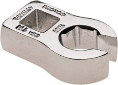 Proto - 11mm 6 Point 3/8" Drive Chrome Flare Nut Crowfoot Wrench - 15/16" Head Diam x 1/4" Head Thickness, 1-1/2" OAL - Industrial Tool & Supply