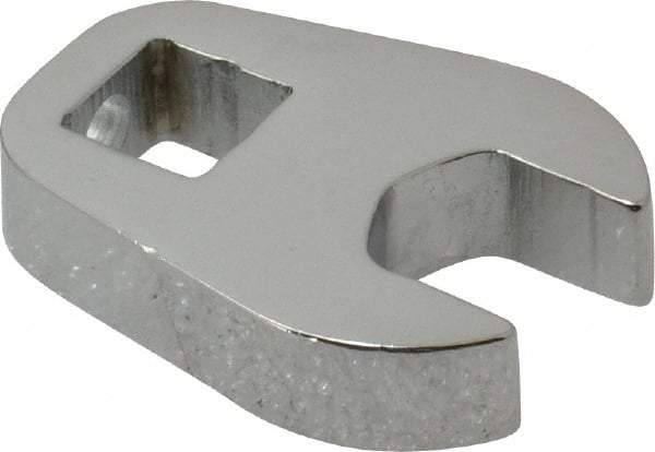 Proto - 12mm 3/8" Drive Chrome Crowfoot Wrench - 1-3/32" Head Diam x 1/4" Head Thickness, 1-15/32" OAL - Industrial Tool & Supply