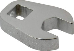 Proto - 12mm 3/8" Drive Chrome Crowfoot Wrench - 1-3/32" Head Diam x 1/4" Head Thickness, 1-15/32" OAL - Industrial Tool & Supply