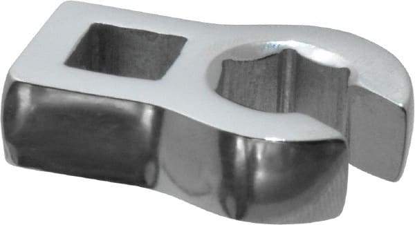 Proto - 12mm 6 Point 3/8" Drive Chrome Flare Nut Crowfoot Wrench - 1-3/32" Head Diam x 1/4" Head Thickness, 1-1/2" OAL - Industrial Tool & Supply