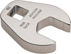 Proto - 15mm 3/8" Drive Chrome Crowfoot Wrench - 1-11/32" Head Diam x 1/4" Head Thickness, 1-5/8" OAL - Industrial Tool & Supply