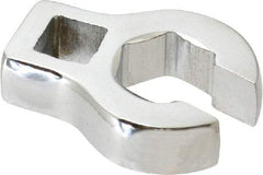 Proto - 15mm 6 Point 3/8" Drive Chrome Flare Nut Crowfoot Wrench - 1-11/32" Head Diam x 1/4" Head Thickness, 1-11/16" OAL - Industrial Tool & Supply