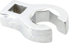 Proto - 16mm 6 Point 3/8" Drive Chrome Flare Nut Crowfoot Wrench - 1-11/32" Head Diam x 1/4" Head Thickness, 1-3/4" OAL - Industrial Tool & Supply