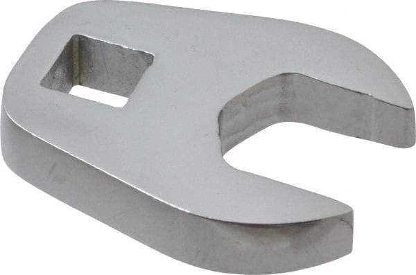 Proto - 17mm 3/8" Drive Chrome Crowfoot Wrench - 1-3/32" Head Diam x 1/4" Head Thickness, 1-23/32" OAL - Industrial Tool & Supply