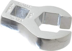 Proto - 17mm 6 Point 3/8" Drive Chrome Flare Nut Crowfoot Wrench - 2-29/32" Head Diam x 1/4" Head Thickness, 1-3/4" OAL - Industrial Tool & Supply