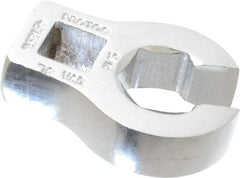 Proto - 9/16" 6 Point 3/8" Drive Chrome Flare Nut Crowfoot Wrench - 1-1/4" Head Diam x 1/4" Head Thickness, 1.63" OAL - Industrial Tool & Supply