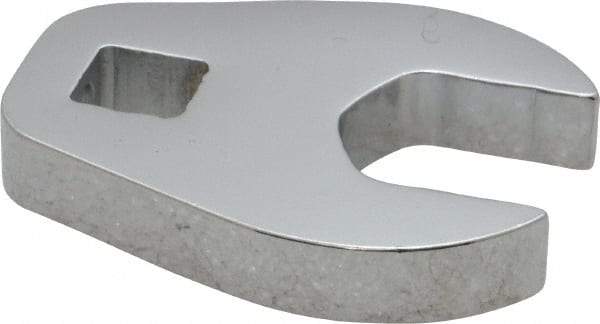 Proto - 18mm 3/8" Drive Chrome Crowfoot Wrench - 1-5/8" Head Diam x 1/4" Head Thickness, 1-15/16" OAL - Industrial Tool & Supply