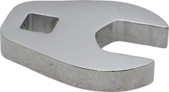 Proto - 18mm 3/8" Drive Chrome Crowfoot Wrench - 1-5/8" Head Diam x 1/4" Head Thickness, 1-15/16" OAL - Industrial Tool & Supply