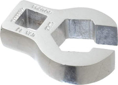Proto - 11/16" 6 Point 3/8" Drive Chrome Flare Nut Crowfoot Wrench - 1-17/32" Head Diam x 1/4" Head Thickness, 1-13/16" OAL - Industrial Tool & Supply