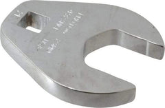 Proto - 23mm 3/8" Drive Chrome Crowfoot Wrench - 2-1/32" Head Diam x 1/4" Head Thickness, 2-11/32" OAL - Industrial Tool & Supply