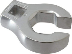 Proto - 3/4" 6 Point 3/8" Drive Chrome Flare Nut Crowfoot Wrench - 1-19/32" Head Diam x 1/4" Head Thickness, 1.94" OAL - Industrial Tool & Supply