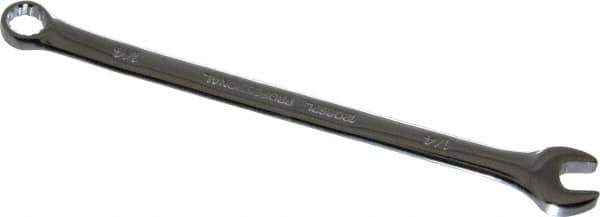Proto - 1/4" Offset Combination Wrench - 15° Offset Angle, 4-29/32" OAL, Steel, Chrome Finish - Industrial Tool & Supply