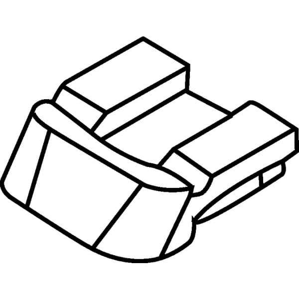 Kennametal - Thrust Plate for Indexable Boring Bars & Turning - Series MN Clamping Assembly - Industrial Tool & Supply