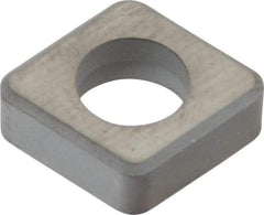 Kennametal - 1/2" Inscribed Circle, Diamond (Shape) Turning Shim for Indexables - Ceramic, 0.187" Thick, Negative Rake - Industrial Tool & Supply