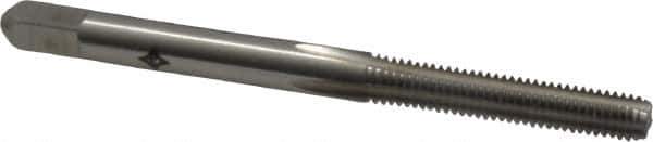 Cleveland - M4.5x0.75 Metric Coarse 4 Flute Bright Finish High Speed Steel Straight Flute Standard Hand Tap - Bottoming, Right Hand Thread, 2-3/8" OAL, 1/2" Thread Length, D4 Limit, Oversize - Exact Industrial Supply