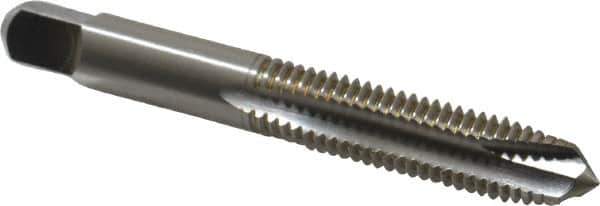 Cleveland - M10x1.50 Metric Coarse, 3 Flute, Bright Finish, High Speed Steel Spiral Point Tap - Plug Chamfer, Right Hand Thread, 2-15/16" OAL, 31.75mm Thread Length, 6H Class of Fit, Series 1011 - Exact Industrial Supply