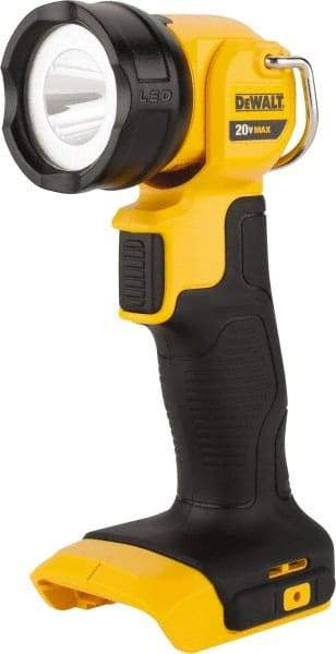 DeWALT - 20 Volts, 110 Lumens, Cordless Flashlight - White, Up to 25 hr Run Time - Industrial Tool & Supply