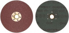 3M - 5" Diam 5/8-11 Threaded Hole 60 Grit Fiber Disc - Medium Grade, Ceramic, 12,000 Max RPM, Series 982C - Industrial Tool & Supply