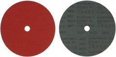 3M - 9-1/8" Diam 7/8" Hole 60 Grit Fiber Disc - Medium Grade, Ceramic, 6,600 Max RPM, Series 987C - Industrial Tool & Supply