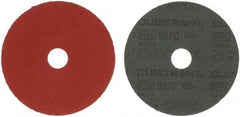 3M - 5" Diam 7/8" Hole 60 Grit Fiber Disc - Medium Grade, Ceramic, 12,000 Max RPM, Series 987C - Industrial Tool & Supply