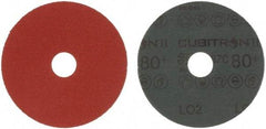 3M - 4-1/2" Diam 7/8" Hole 80 Grit Fiber Disc - Medium Grade, Ceramic, 13,300 Max RPM, Series 987C - Industrial Tool & Supply
