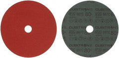 3M - 7" Diam 7/8" Hole 80 Grit Fiber Disc - Medium Grade, Ceramic, 8,600 Max RPM, Series 987C - Industrial Tool & Supply