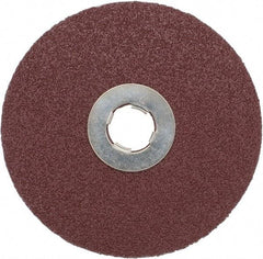 3M - 5" Diam 5/8-11 Threaded Hole 60 Grit Fiber Disc - Medium Grade, Ceramic, 12,000 Max RPM, Series 982C - Industrial Tool & Supply