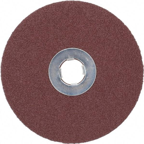 3M - 5" Diam 5/8-11 Threaded Hole 80 Grit Fiber Disc - Medium Grade, Ceramic, 12,000 Max RPM, Series 982C - Industrial Tool & Supply