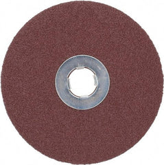 3M - 5" Diam 5/8-11 Threaded Hole 80 Grit Fiber Disc - Medium Grade, Ceramic, 12,000 Max RPM, Series 982C - Industrial Tool & Supply