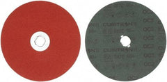 3M - 7" Diam 5/8-11 Threaded Hole 60 Grit Fiber Disc - Medium Grade, Ceramic, 8,600 Max RPM, Series 987C - Industrial Tool & Supply